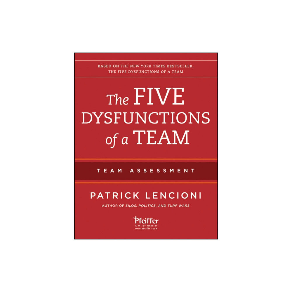 John Wiley & Sons Inc The Five Dysfunctions of a Team: Team Assessment (häftad, eng)