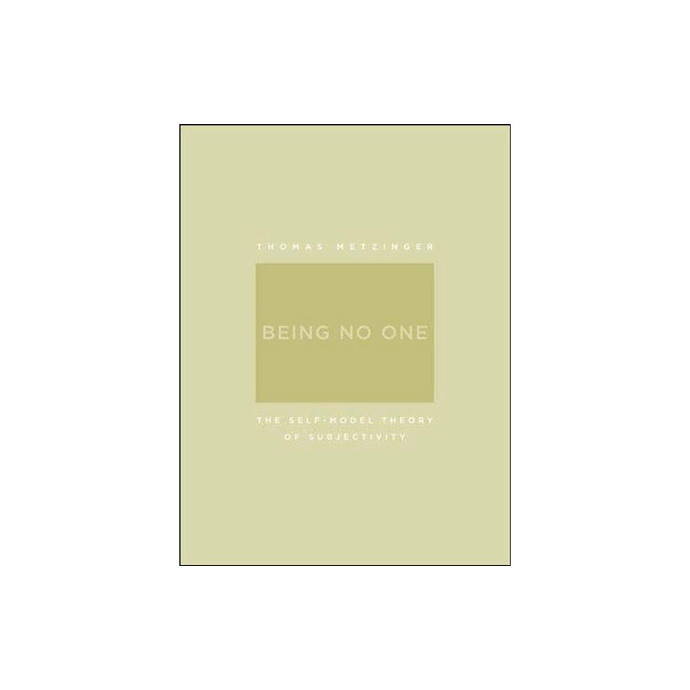 Mit press ltd Being No One (häftad, eng)