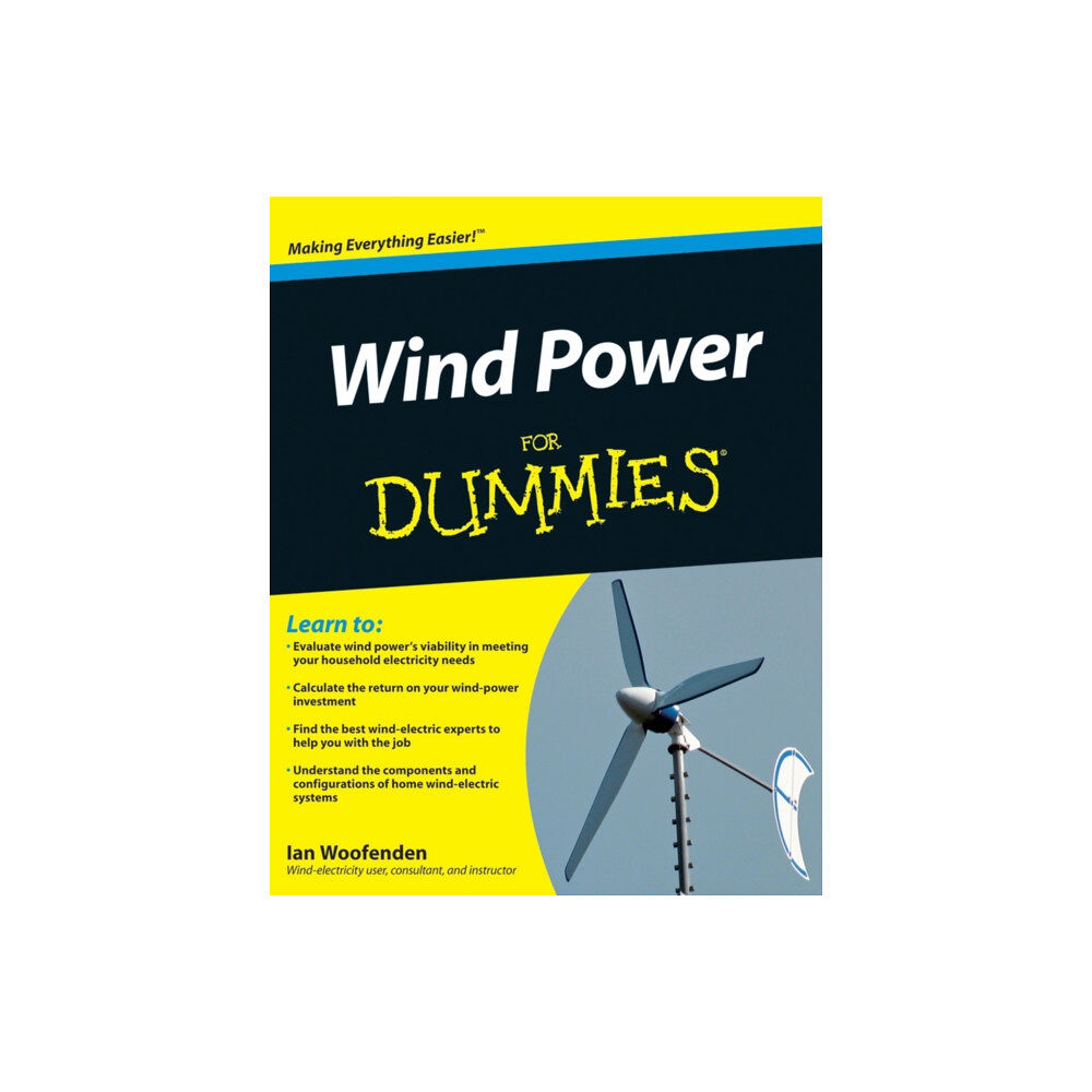 John Wiley & Sons Inc Wind Power For Dummies (häftad, eng)