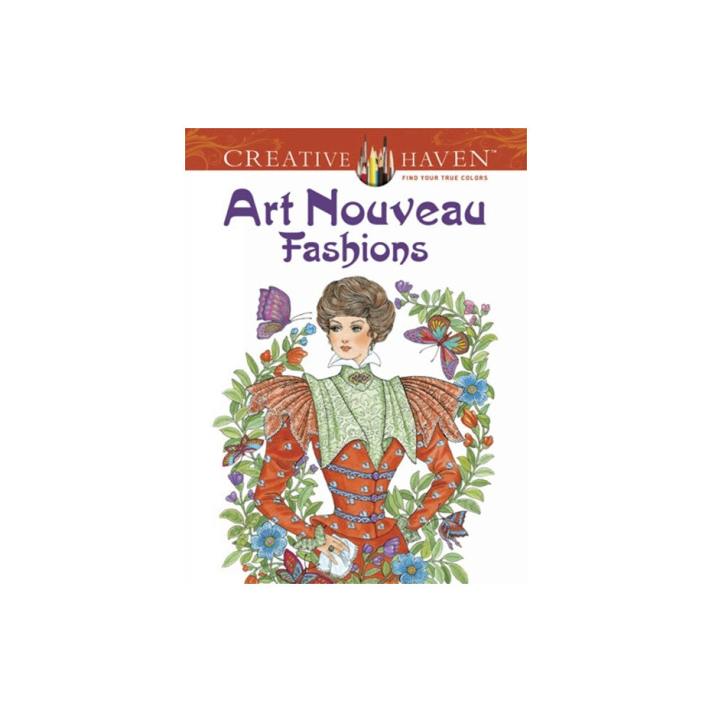 Dover publications inc. Creative Haven Art Nouveau Fashions Coloring Book (häftad, eng)