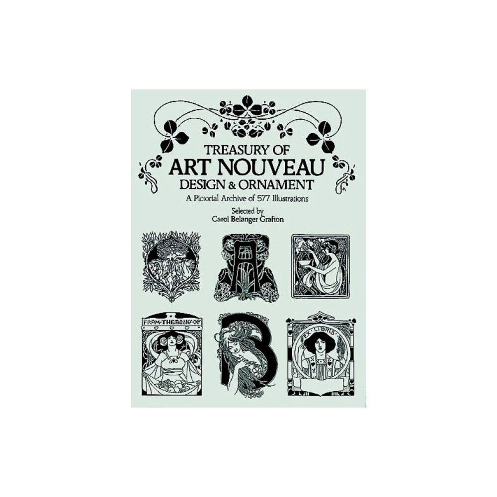 Dover publications inc. Treasury of Art Nouveau Design & Ornament (häftad, eng)