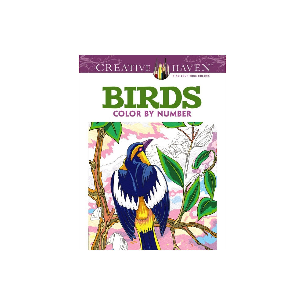 Dover publications inc. Creative Haven Birds Color by Number Coloring Book (häftad, eng)