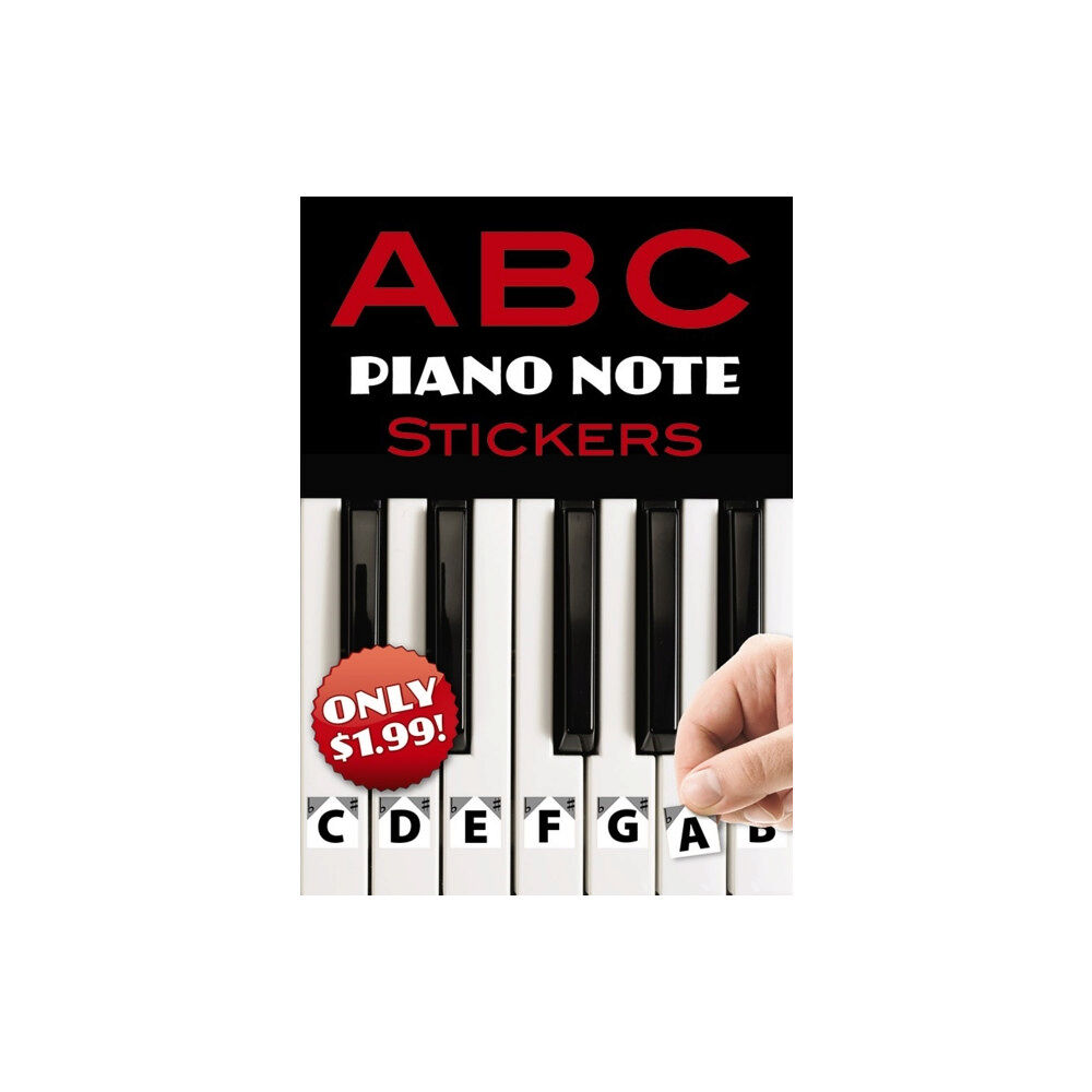 Dover publications inc. A B C Piano Note Stickers (häftad, eng)