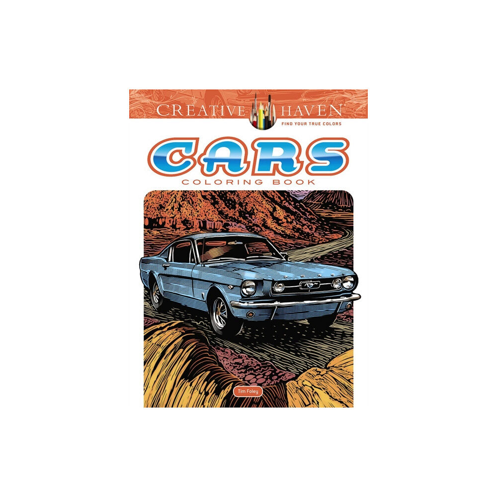 Dover publications inc. Creative Haven Cars Coloring Book (häftad, eng)