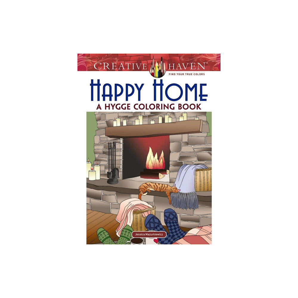Dover publications inc. Creative Haven Happy Home: A Hygge Coloring Book (häftad, eng)