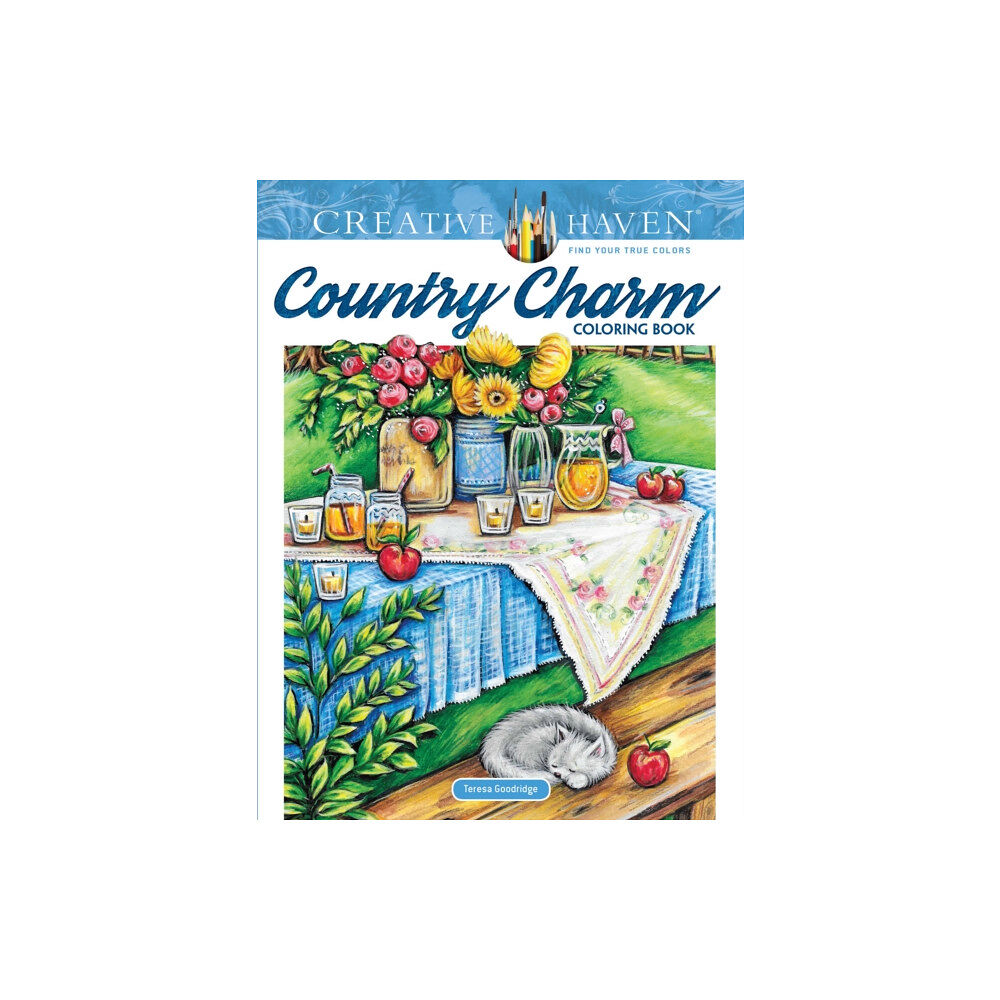 Dover publications inc. Creative Haven Country Charm Coloring Book (häftad, eng)