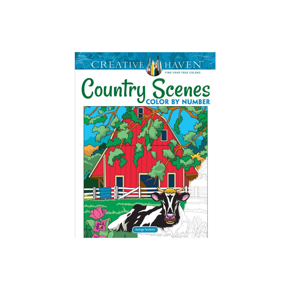 Dover publications inc. Creative Haven Country Scenes Color by Number (häftad, eng)
