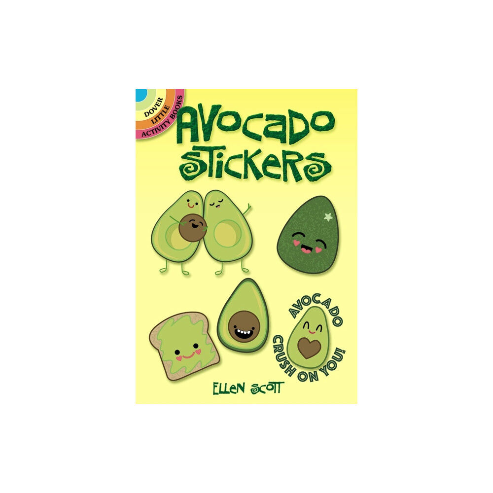 Dover publications inc. Avocado Stickers (häftad, eng)