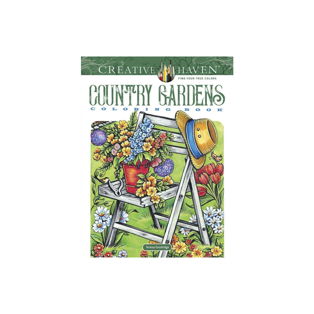 Dover publications inc. Creative Haven Country Gardens Coloring Book (häftad, eng)
