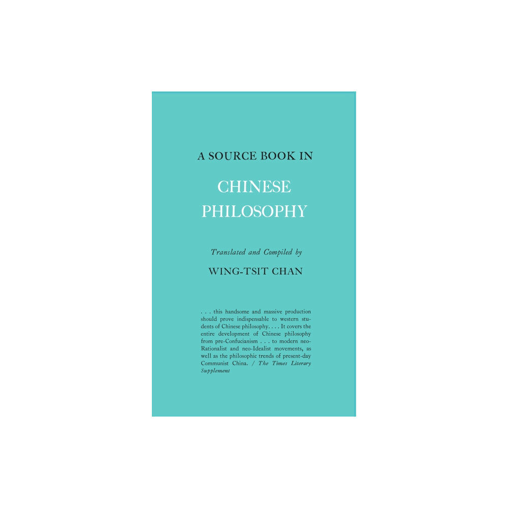 Princeton University Press A Source Book in Chinese Philosophy (häftad, eng)