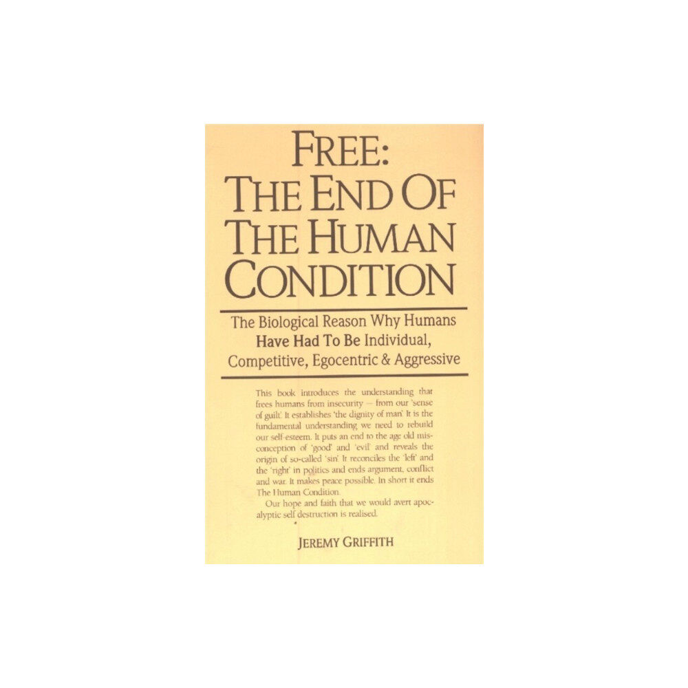 WTM Publishing & Communications Pty Ltd Free: the End of the Human Condition (häftad, eng)