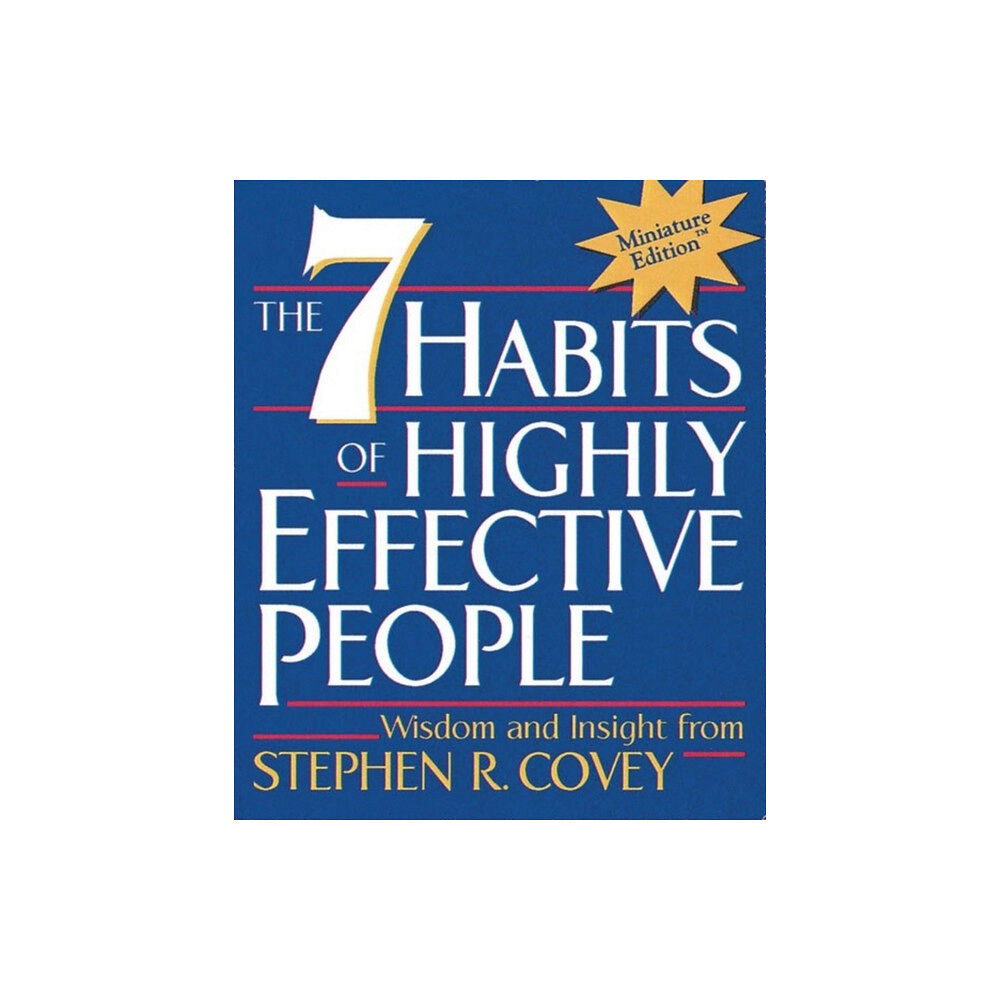 Running Press The 7 Habits of Highly Effective People (Miniature Editions) (inbunden, eng)