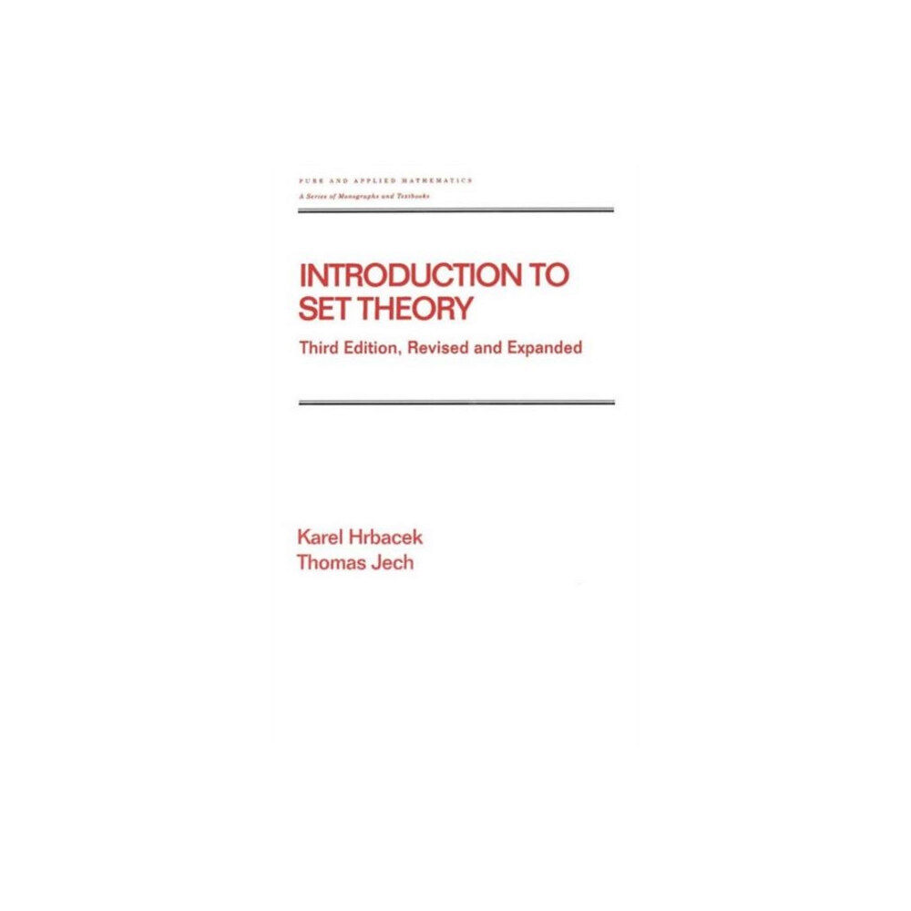 Taylor & francis inc Introduction to Set Theory, Revised and Expanded (inbunden, eng)