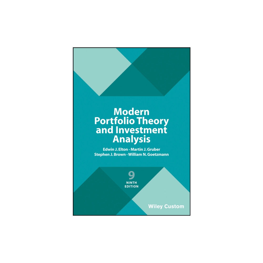 John Wiley & Sons Inc Modern Portfolio Theory and Investment Analysis (häftad, eng)