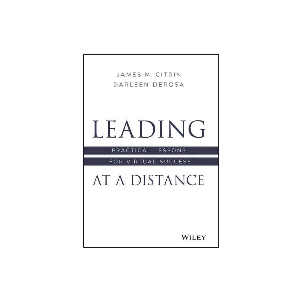 John Wiley & Sons Inc Leading at a Distance (inbunden, eng)