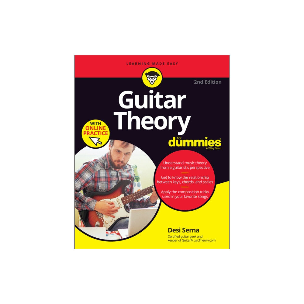 John Wiley & Sons Inc Guitar Theory For Dummies with Online Practice (häftad, eng)