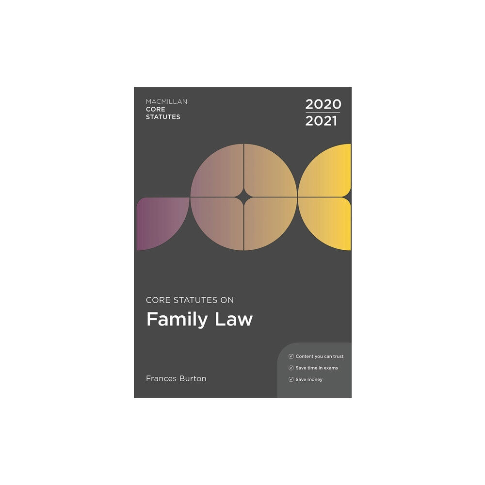 Bloomsbury Publishing PLC Core Statutes on Family Law 2020-21 (häftad, eng)