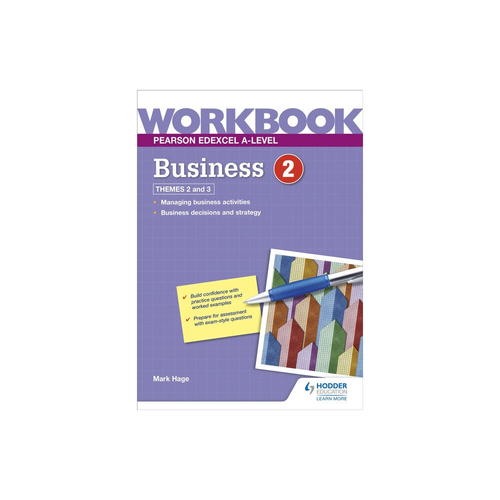 Hachette Learning Pearson Edexcel A-Level Business Workbook 2 (häftad, eng)