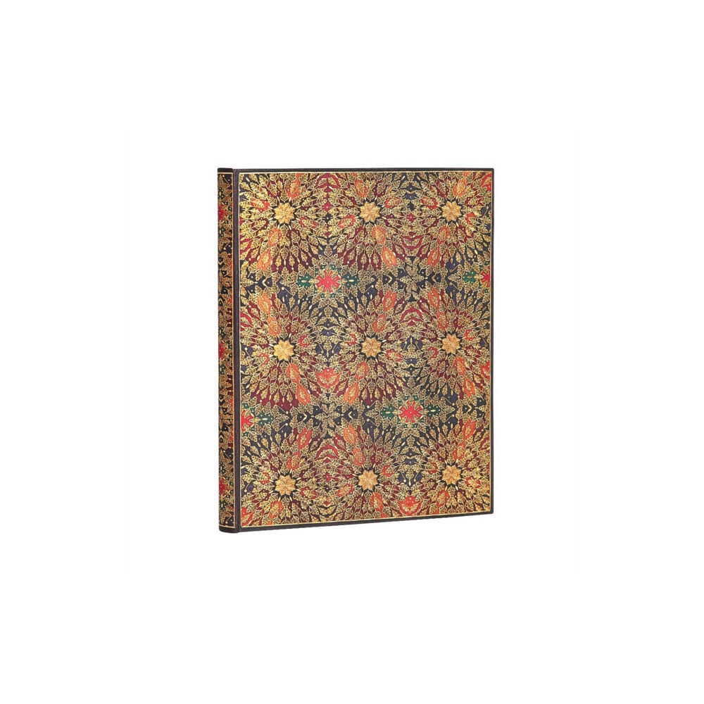 paperblanks Fire Flowers Ultra Lined Hardcover Journal (Elastic Band Closure) (inbunden, eng)