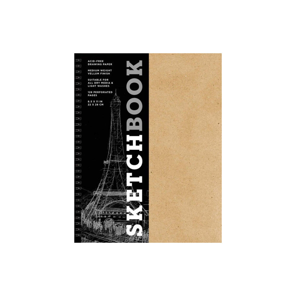 Union Square & Co. Sketchbook 8.5 x 11" Kraft Spiral Hardcover Mixed Media Sketchbook for Drawing (bok, spiral, eng)