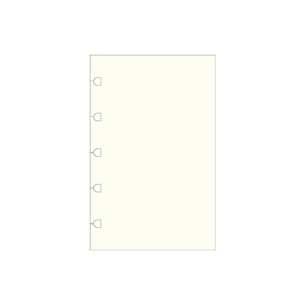Filofax Filofax Pocket Notebook refill - plain paper white