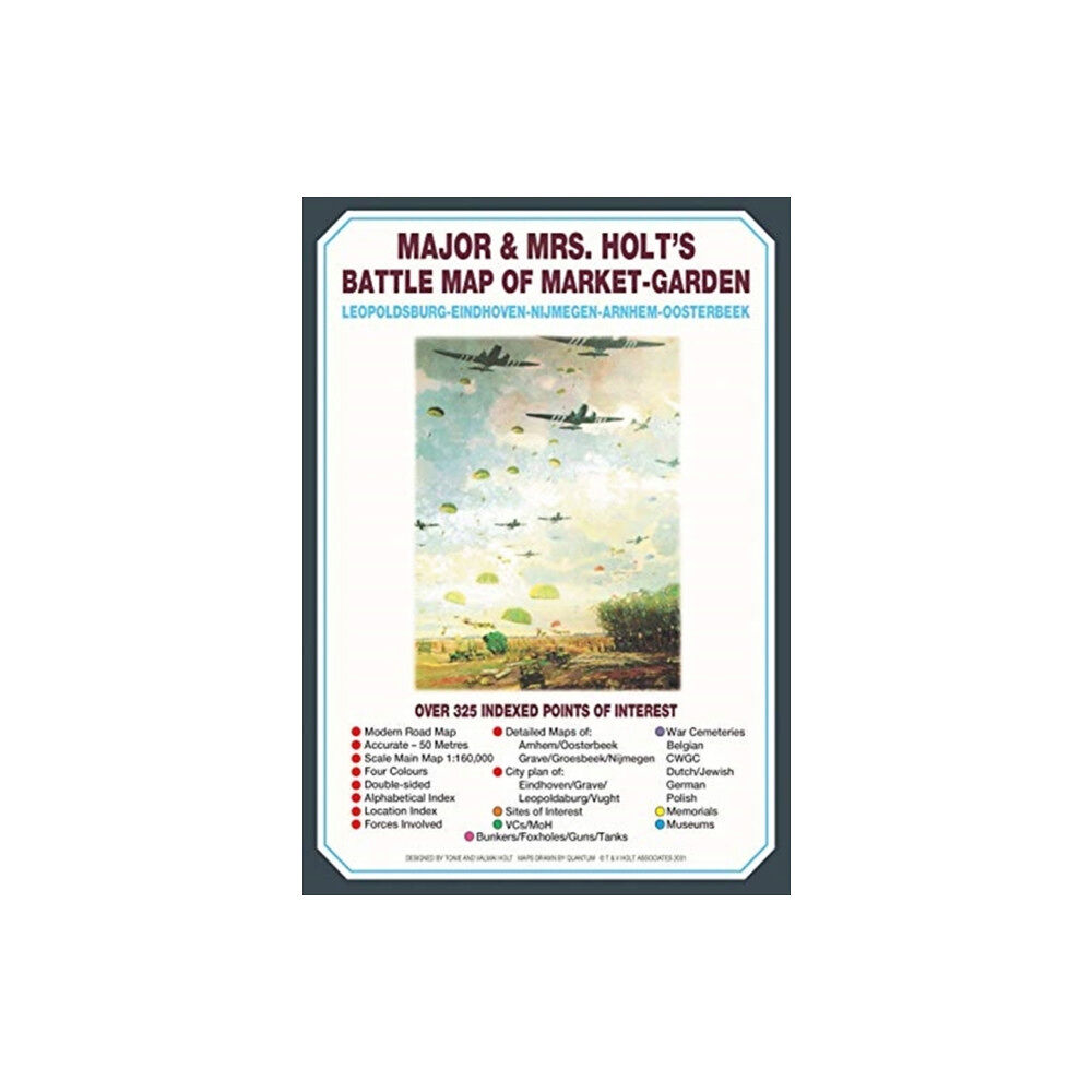 Pen & Sword Books Ltd Major & Mrs Holt's Battle Map of Market Garden (Map) (häftad, eng)