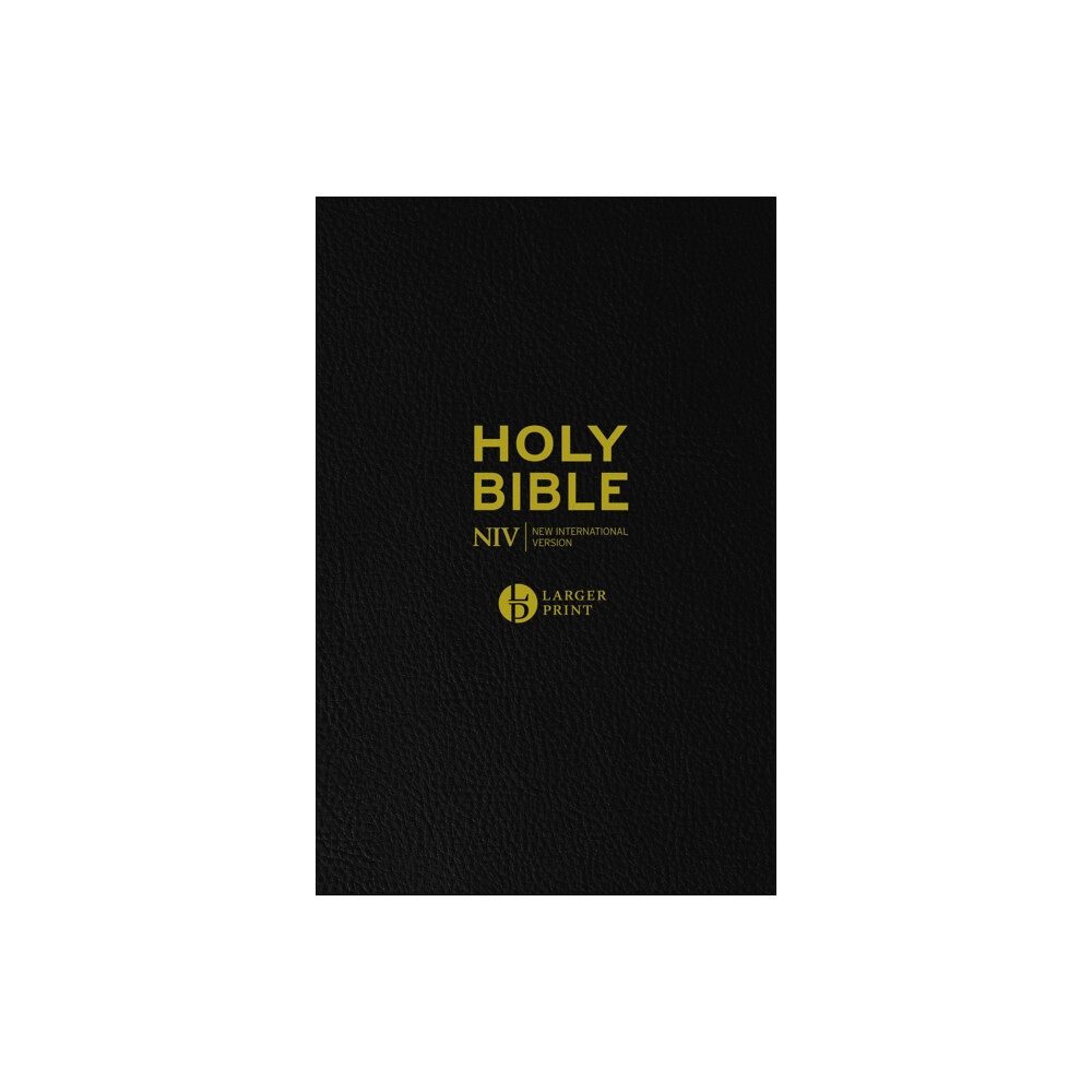 John Murray Press NIV Larger Print Black Leather Bible (häftad, eng)