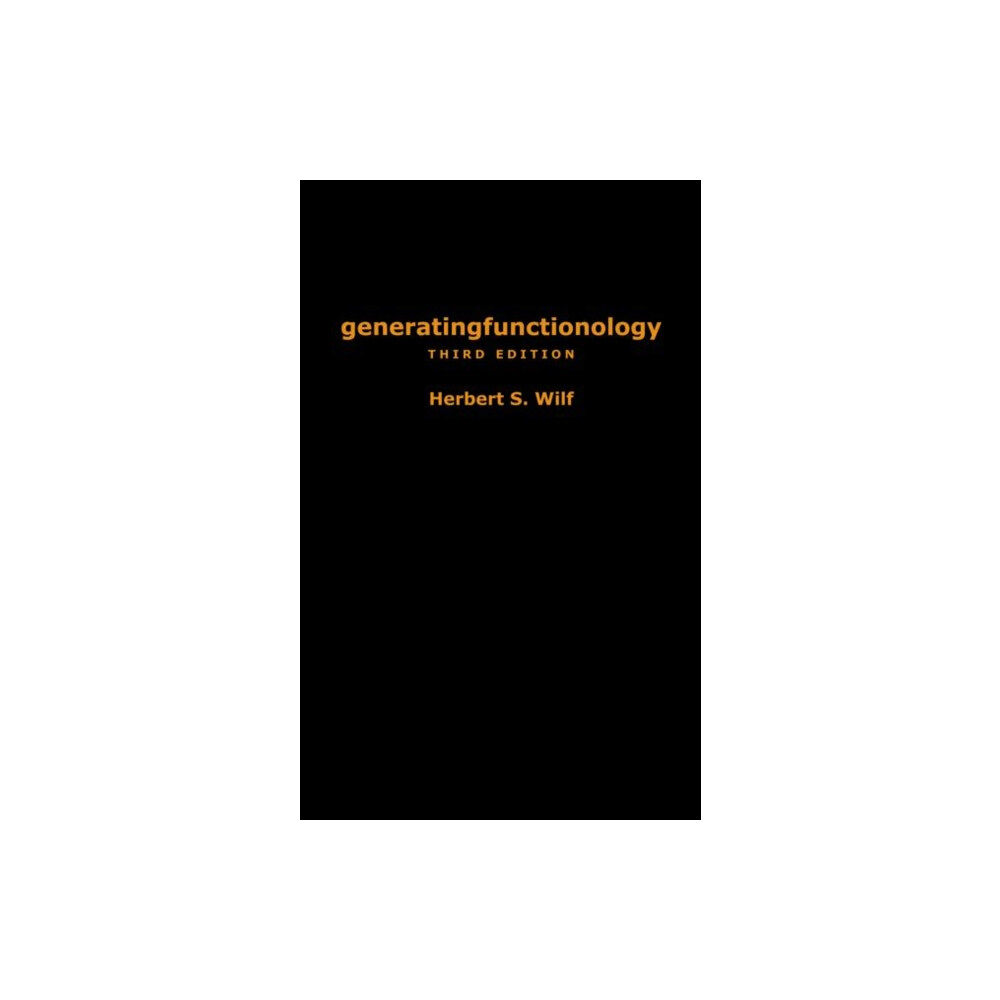 Taylor & francis inc generatingfunctionology (inbunden, eng)