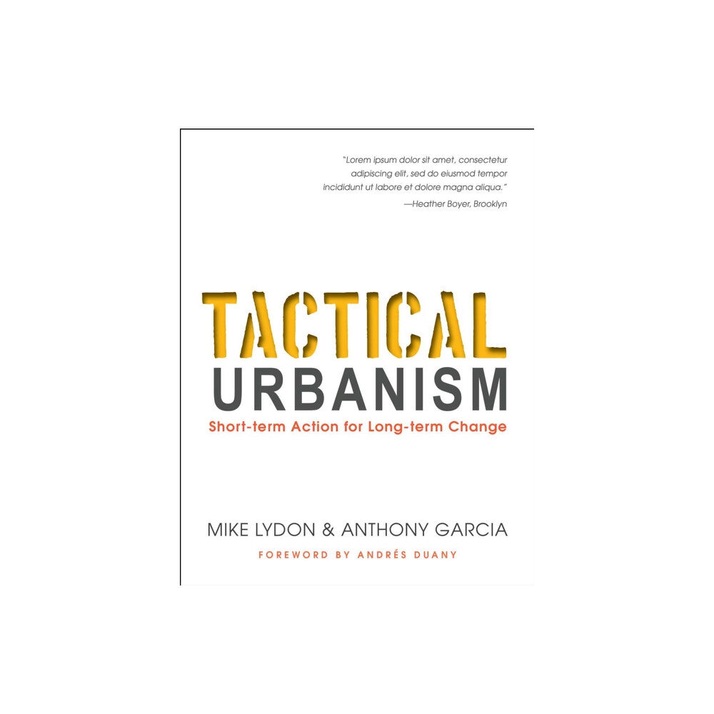 Princeton University Press Tactical Urbanism (häftad, eng)