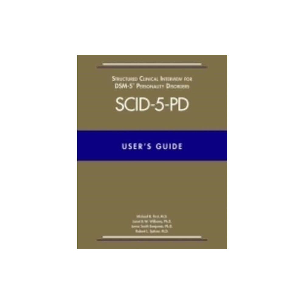 American Psychiatric Association Publishing Structured Clinical Interview for DSM–5® Disorders  –  Clinician Version (SCID–5–CV) (häftad, eng)