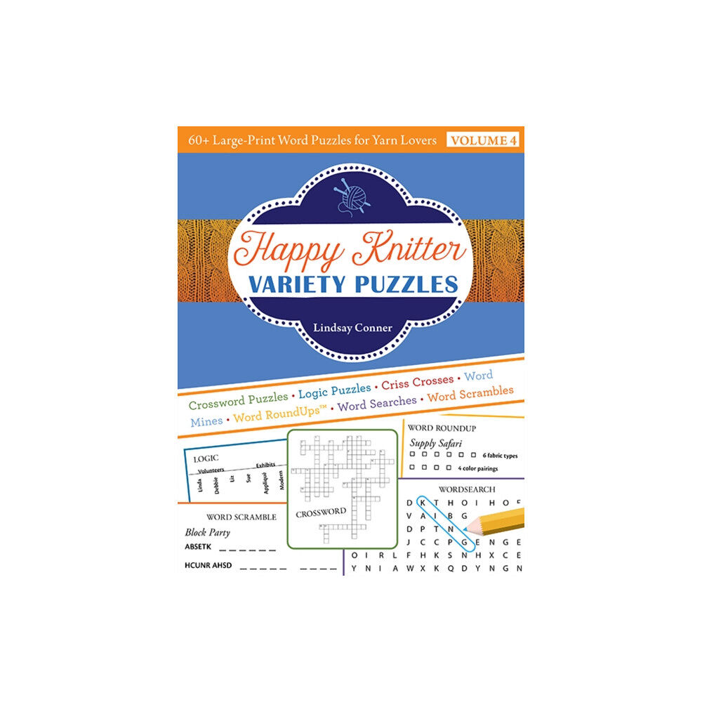 C & T Publishing Happy Knitter Variety Puzzles, Volume 4 (häftad, eng)