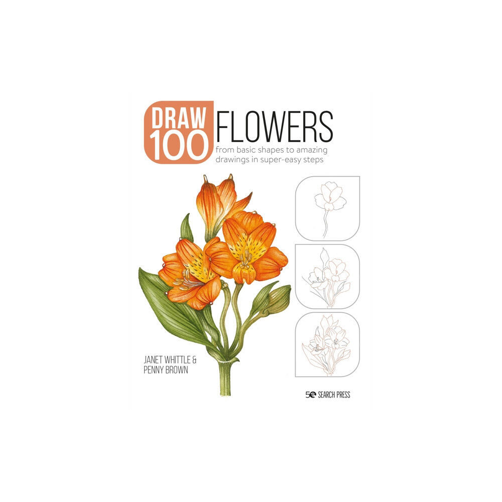 Search Press Ltd Draw 100: Flowers (häftad, eng)