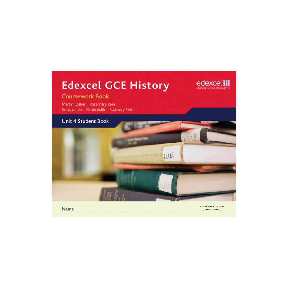 Pearson Education Limited Edexcel GCE History A2 Unit 4 Coursework Book (bok, spiral, eng)