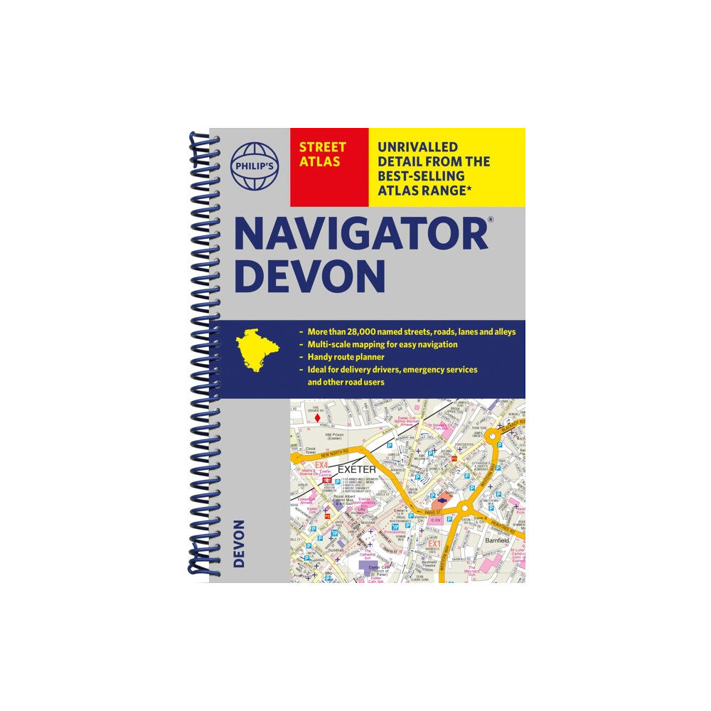 Octopus publishing group Philip's Navigator Street Atlas Devon (bok, spiral, eng)