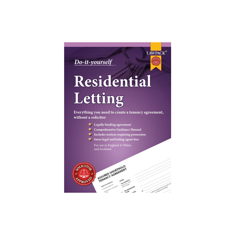 Lawpack Publishing Ltd Lawpack Residential Letting DIY Kit (häftad, eng)
