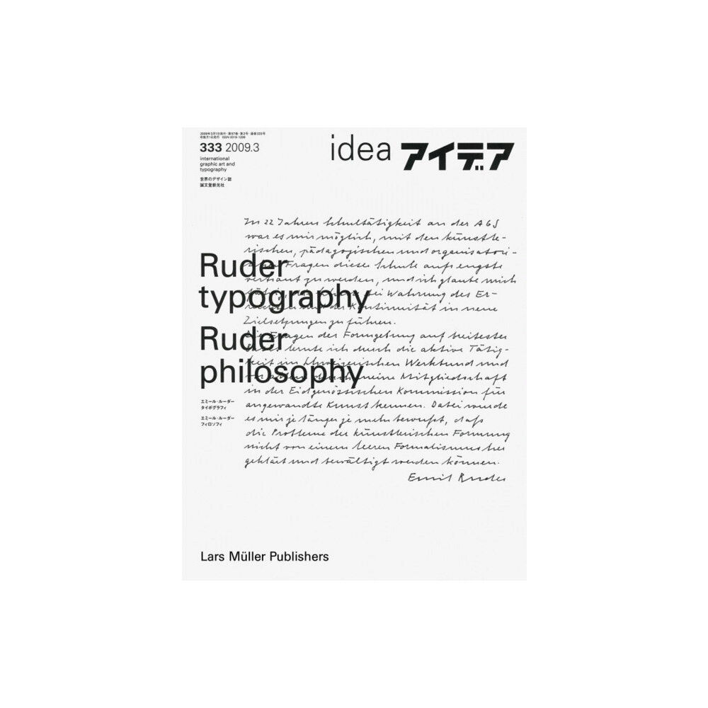 Lars Muller Publishers Ruder Typography-Ruder Philosophy (häftad, eng)
