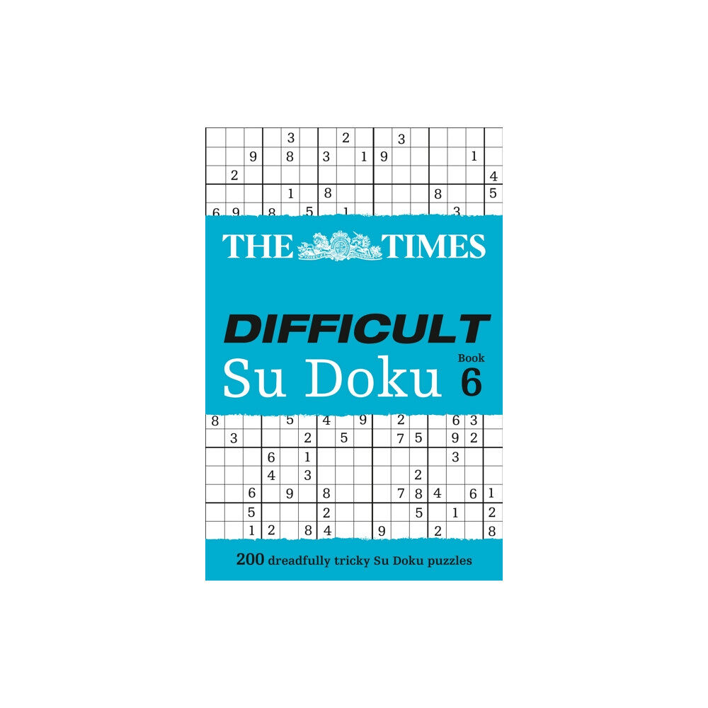 HarperCollins Publishers The Times Difficult Su Doku Book 6 (häftad, eng)