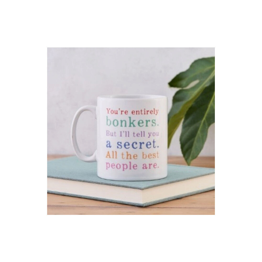 BOOKISHLY Alice in Wonderland Gift - Bonkers Mug - Rainbow