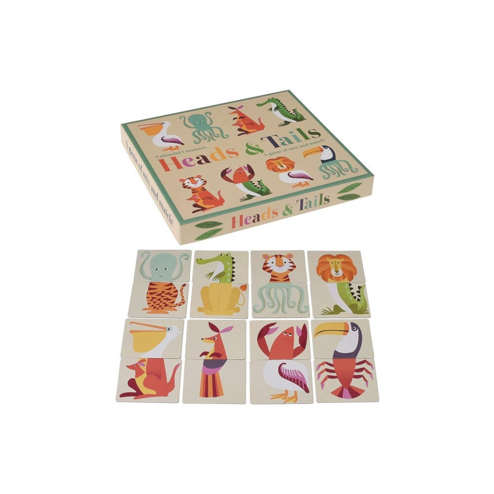 REX LONDON Heads and tails game - Colourful Creatures