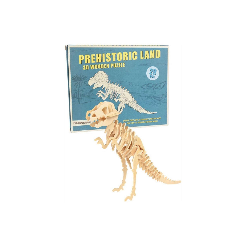 REX LONDON 3D wooden puzzle - Tyrannosaurus