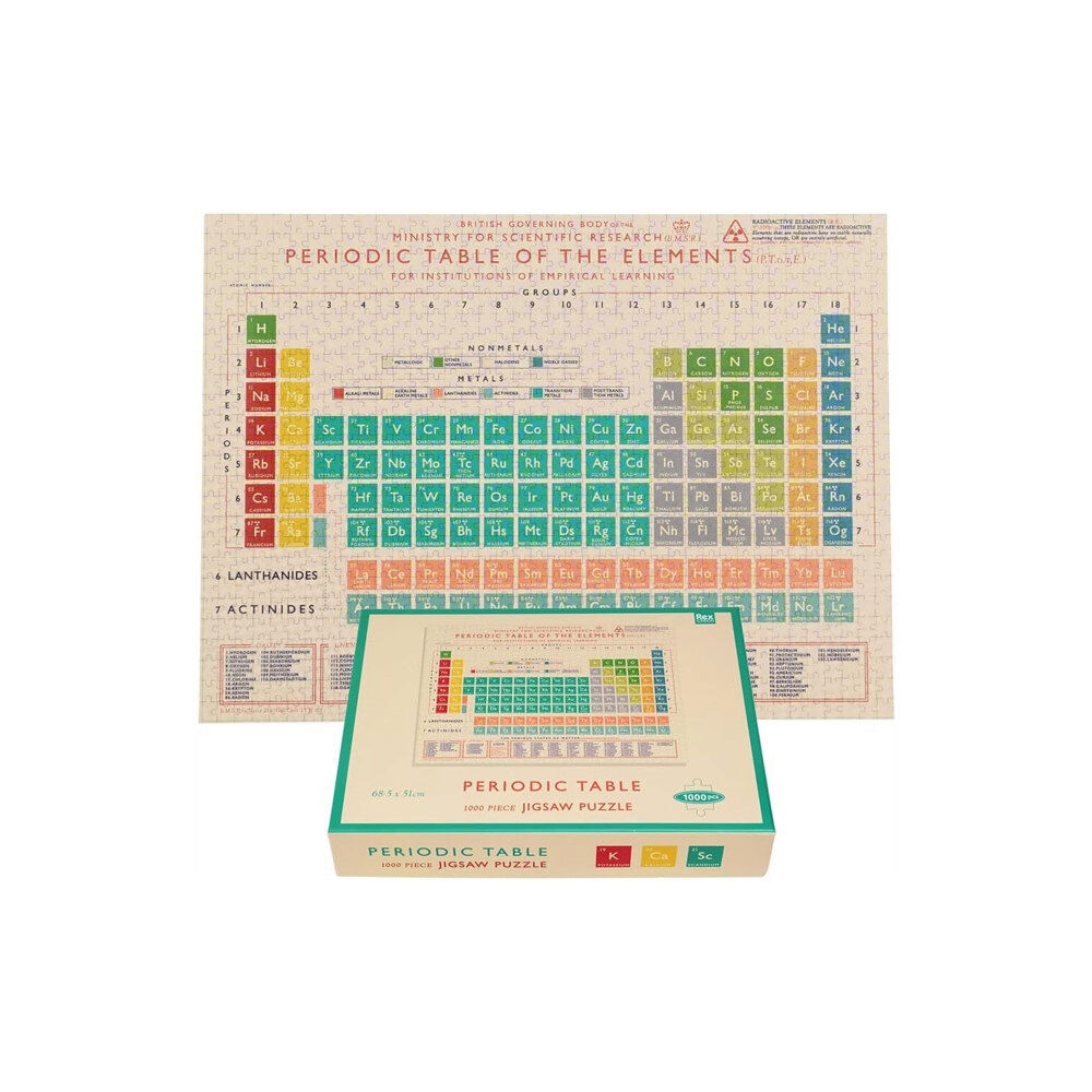REX LONDON Jigsaw puzzle (1000 pieces) - Periodic Table