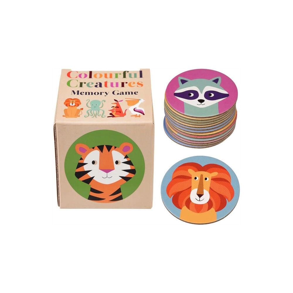 REX LONDON Memory game (24 pieces) - Colourful Creatures