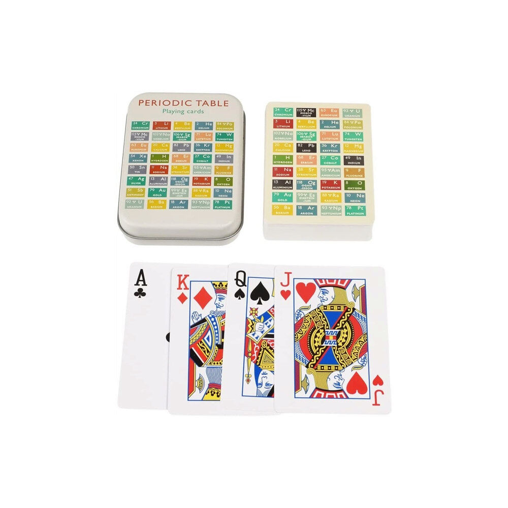 REX LONDON Playing cards in a tin - Periodic Table