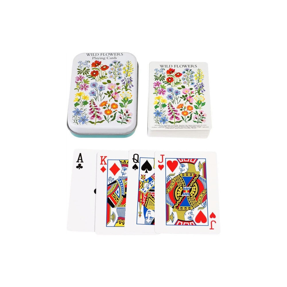 REX LONDON Playing cards in a tin - Wild Flowers