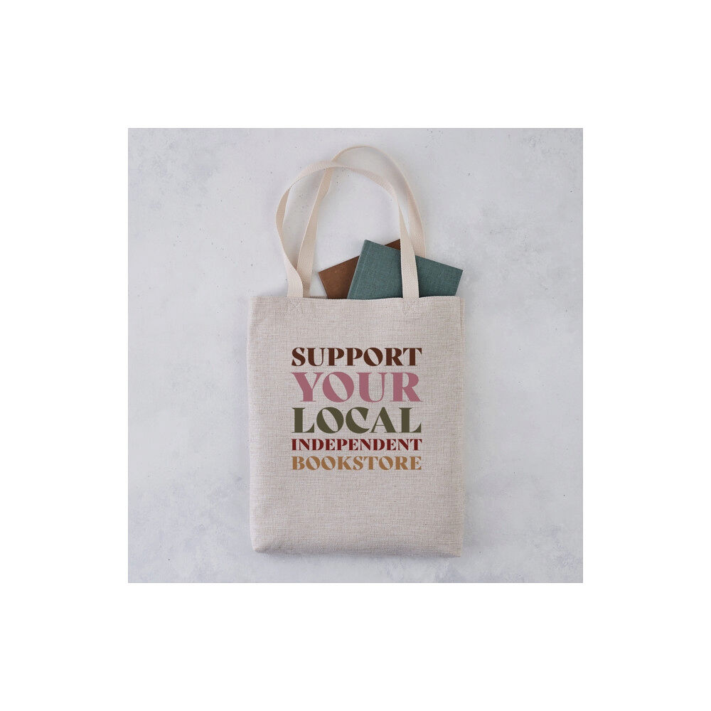 BOOKISHLY Support Your Independent Bookstore Tote Bag