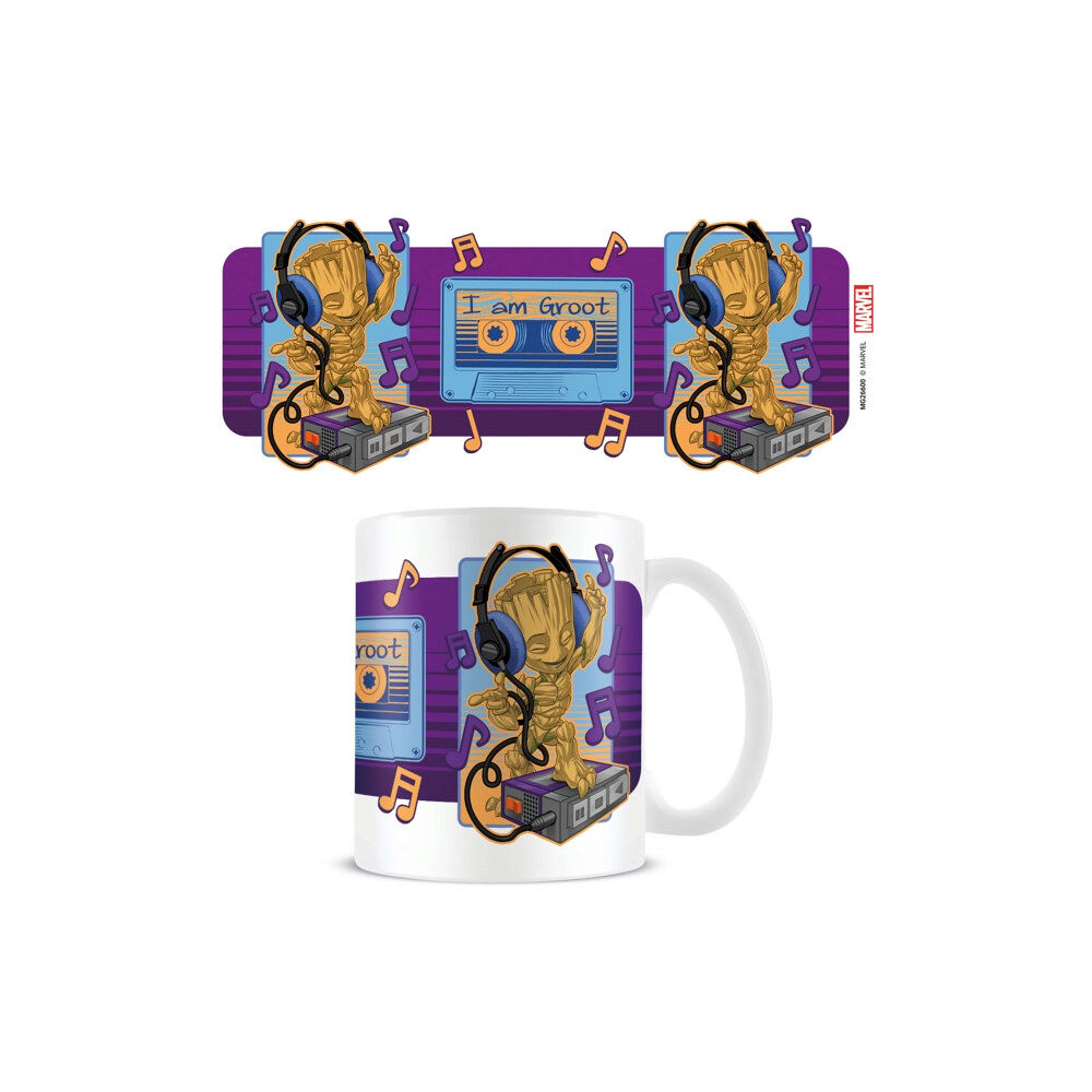 Pyramid International Guardians of the Galaxy (Groot Cassette) 11oz/315ml White Mug