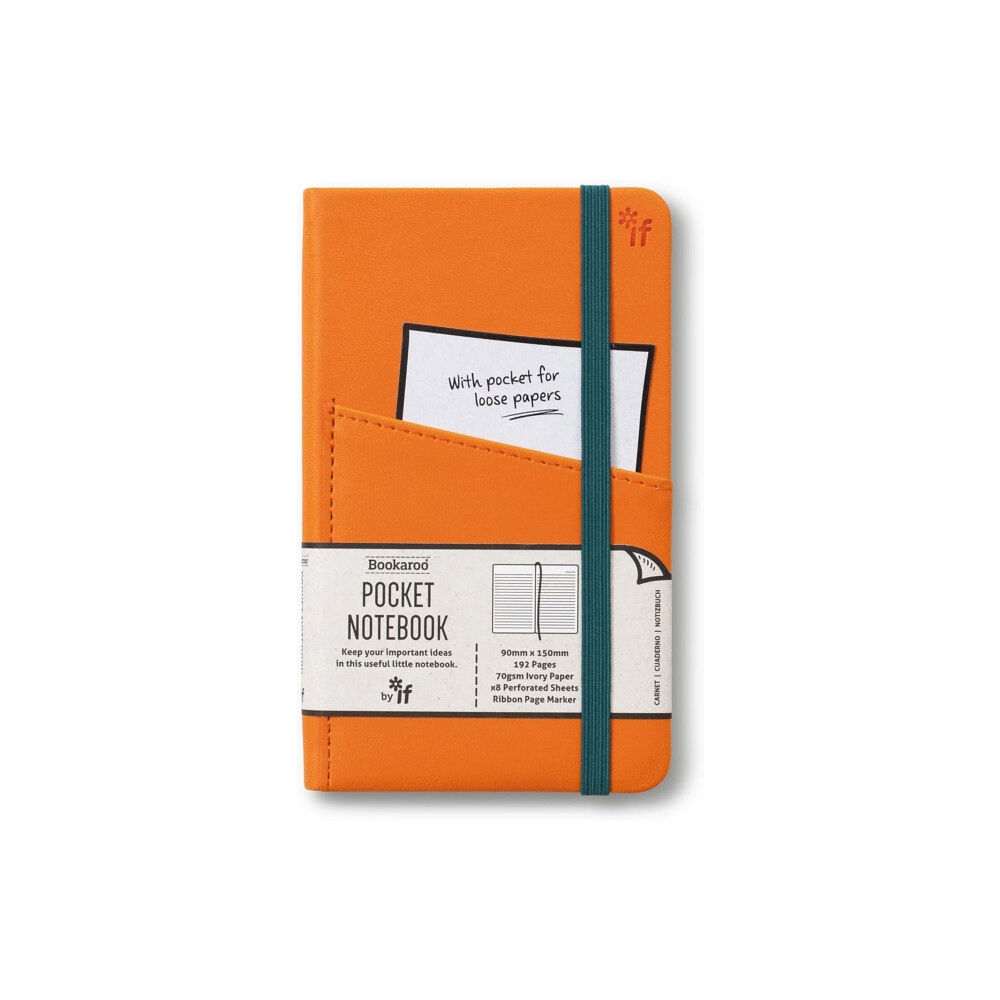 That Company Called If Bookaroo Pocket Notebook (A6) Journal - Orange