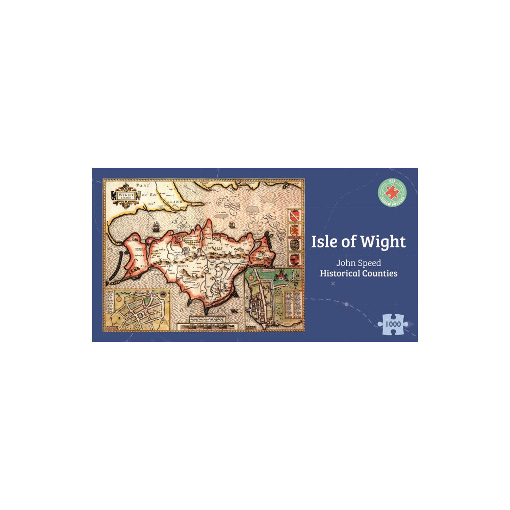 ALL JIGSAW PUZZLES Isle of Wight Historical 1610 Map 1000 Piece Puzzle