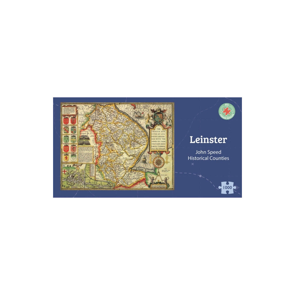 ALL JIGSAW PUZZLES Leinster Historical 1610 Map 1000 Piece Puzzle