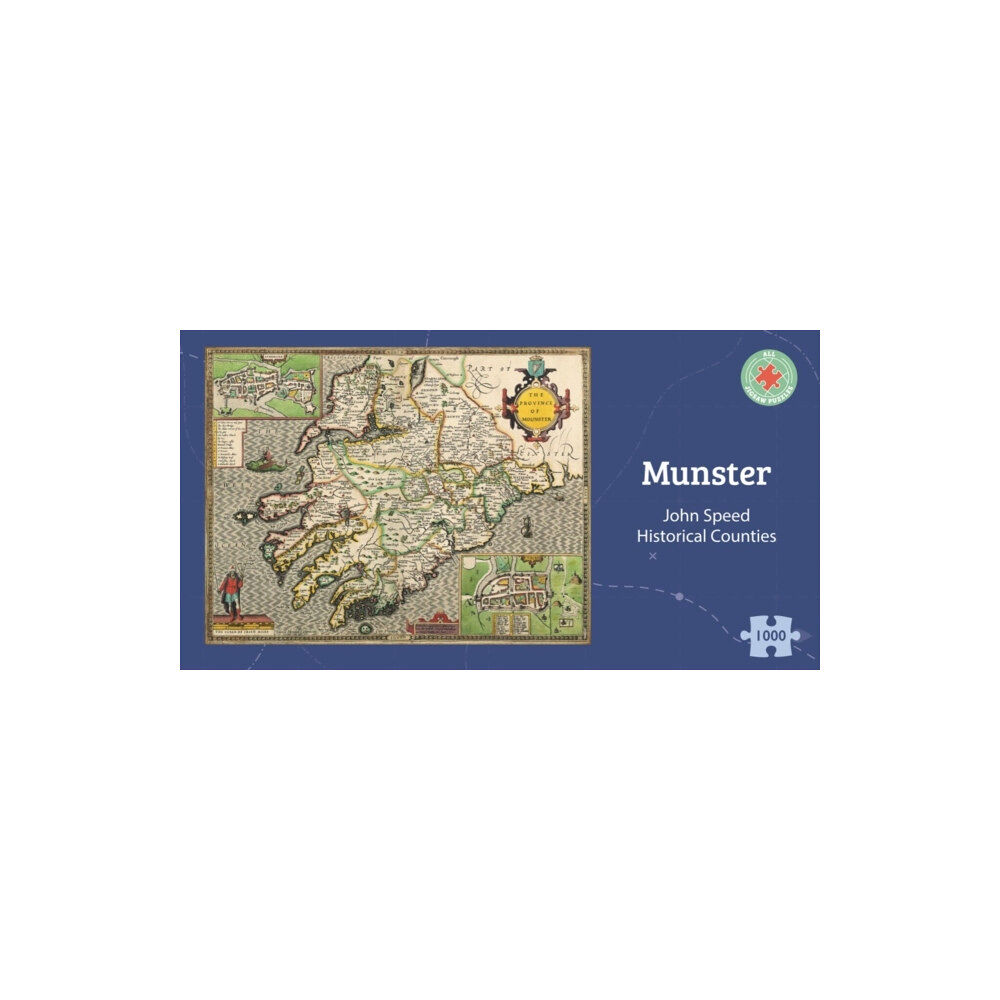 ALL JIGSAW PUZZLES Munster Historical 1610 Map 1000 Piece Puzzle